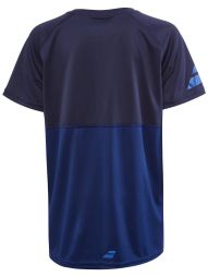 Тенісна футболка дитяча Babolat Play Crew Neck Tee Boy estate blue