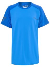 Тенісна футболка дитяча Babolat Play Crew Neck Tee Boy blue aster Тенісна футболка дитяча Babolat Play Crew Neck Tee Boy blue aster
