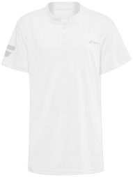 Тенісна футболка дитяча Babolat Play Polo Boy white/white поло Тенісна футболка дитяча Babolat Play Polo Boy white/white поло