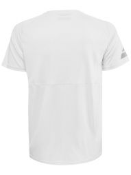 Теннисная футболка мужская Babolat Play Crew Neck Tee Men white