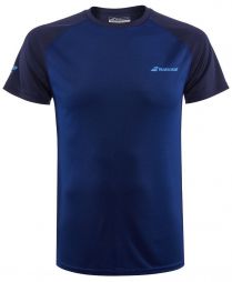 Теннисная футболка мужская Babolat Play Crew Neck Tee Men estate blue