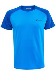 Тенісна футболка чоловіча Babolat Play Crew Neck Tee Men blue aster