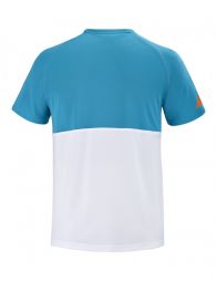 Тенісна футболка чоловіча Babolat Play Crew Neck Tee Men white/caneel bay