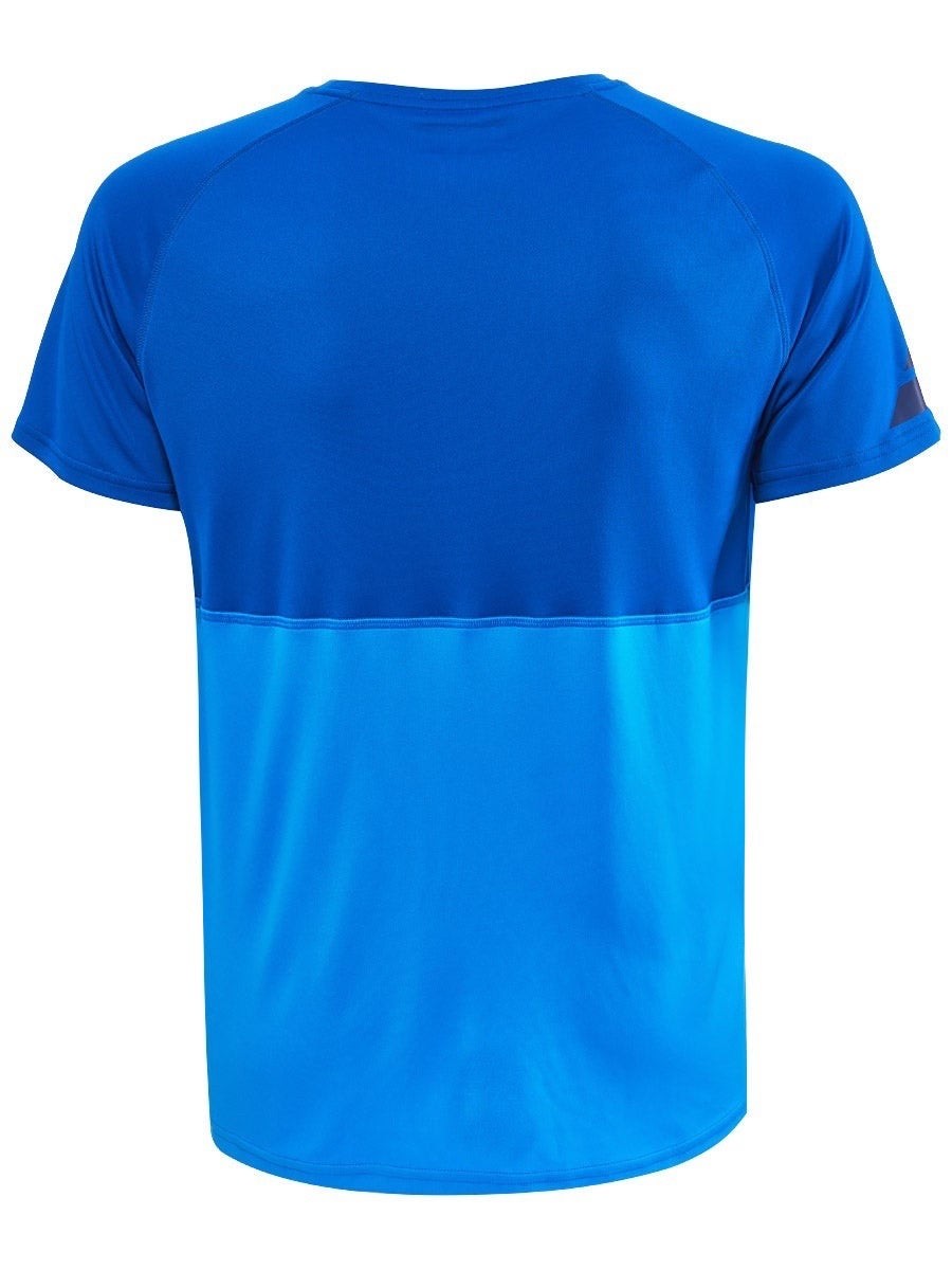 Теннисная футболка мужская Babolat Play Crew Neck Tee Men blue aster