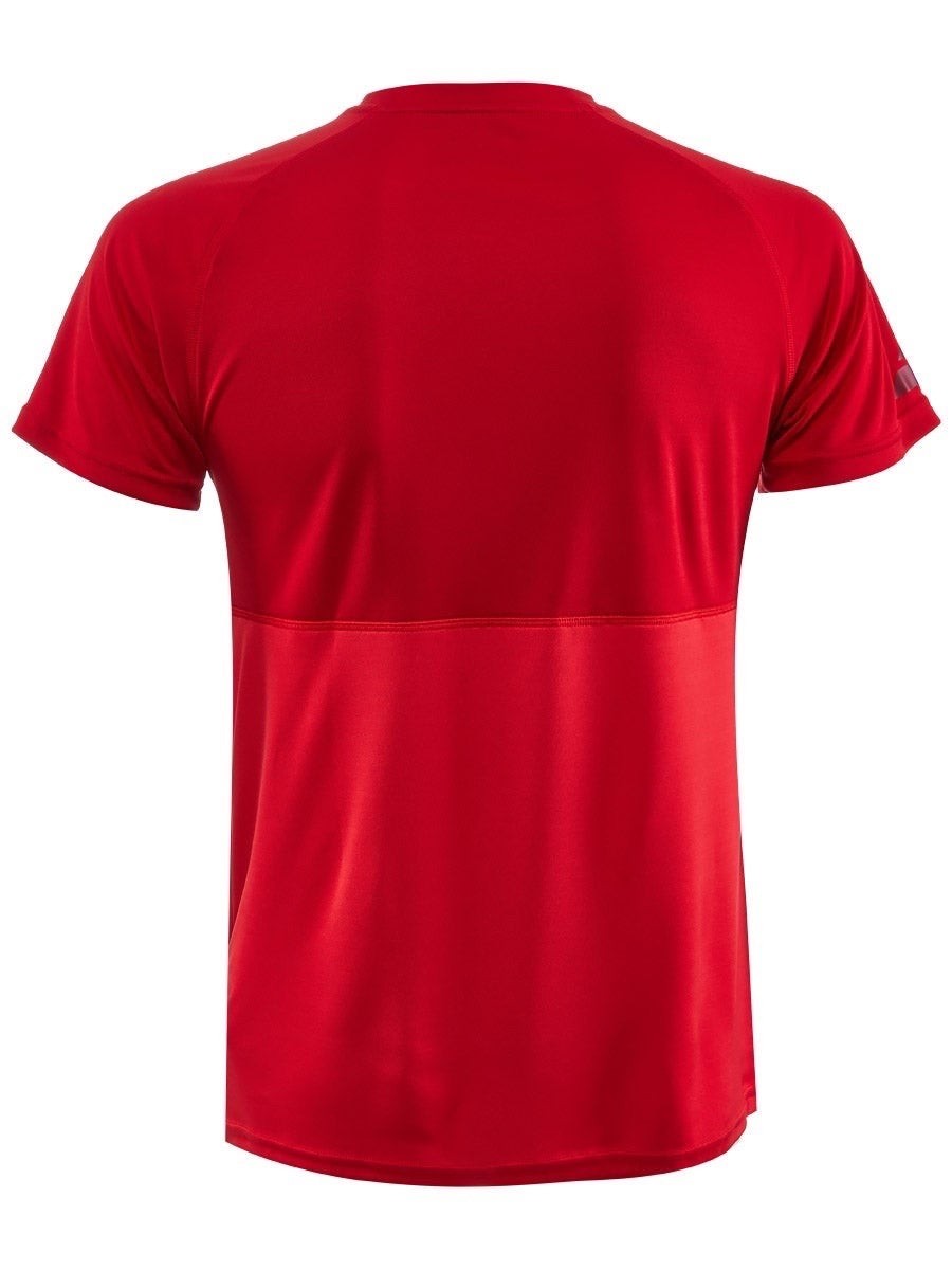 Теннисная футболка мужская Babolat Play Crew Neck Tee Men tomato red
