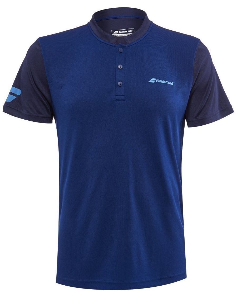 Теннисная футболка мужская Babolat Play Polo Men estate blue поло