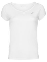 Тенісна футболка жіноча Babolat Play Cap Sleeve Top Women white Тенісна футболка жіноча Babolat Play Cap Sleeve Top Women white