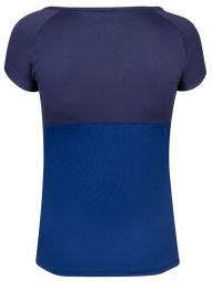 Тенісна футболка жіноча Babolat Play Cap Sleeve Top Women estate blue Тенісна футболка жіноча Babolat Play Cap Sleeve Top Women estate blue
