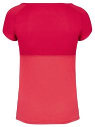 Тенісна футболка жіноча Babolat Play Cap Sleeve Top Women tomato red Тенісна футболка жіноча Babolat Play Cap Sleeve Top Women tomato red