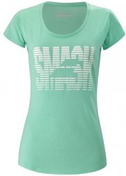 Тенісна футболка жіноча Babolat Exercise Massange Tee estate cockatoo heather