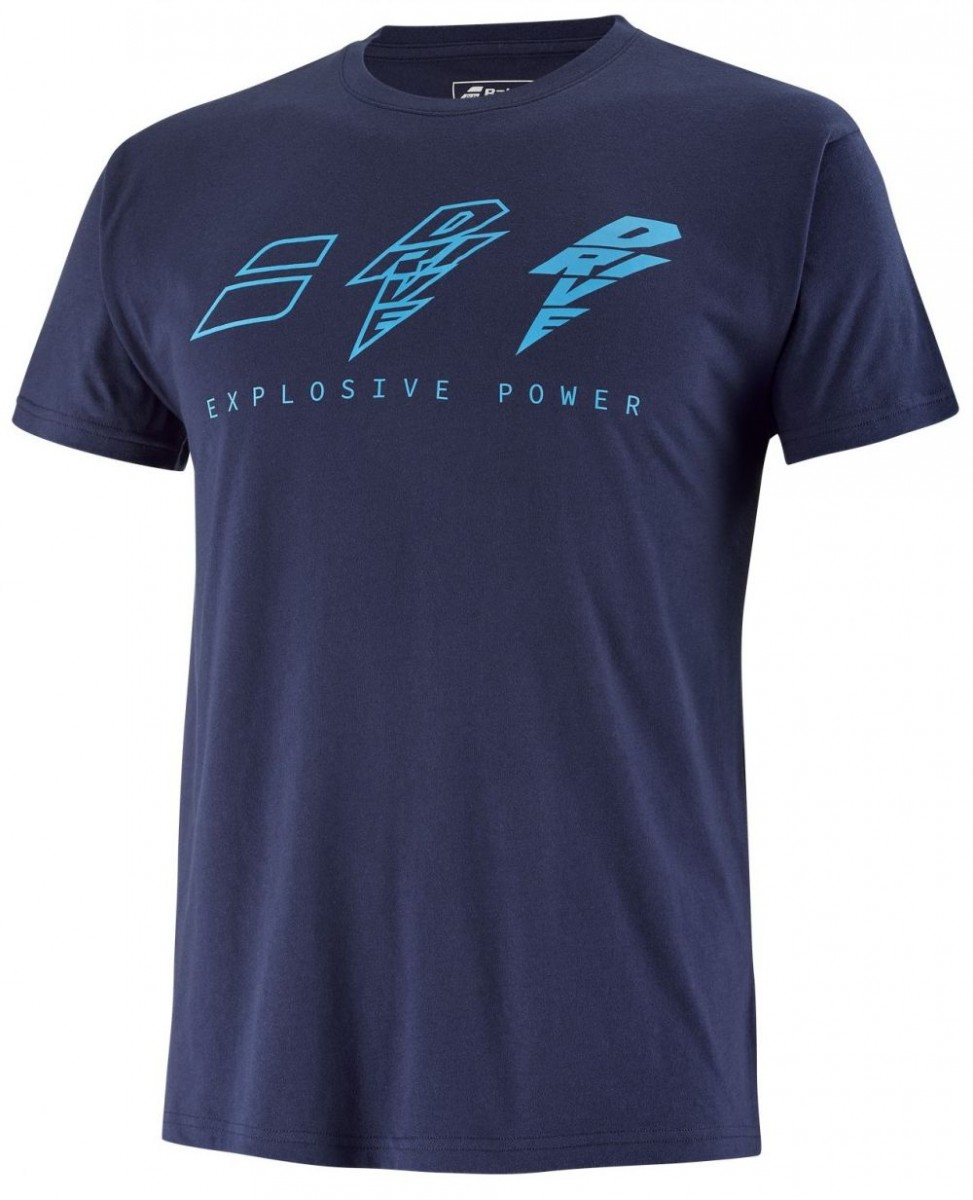 Теннисная футболка мужская Babolat Drive Tee drive blue