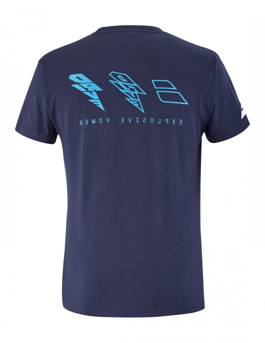Теннисная футболка мужская Babolat Drive Tee drive blue
