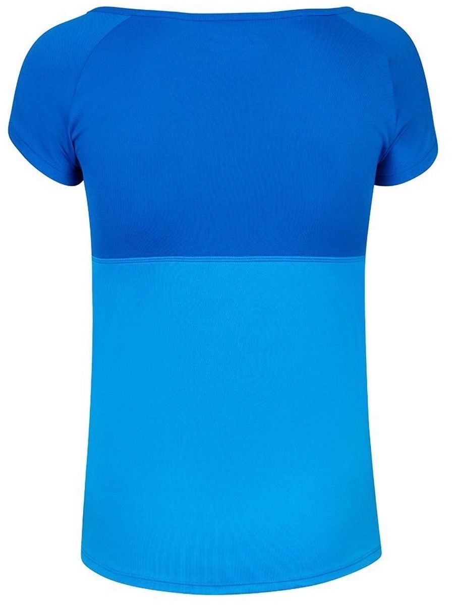 Теннисная футболка детская Babolat Play Cap Sleeve Top Girl blue aster