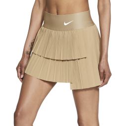 Тенісна спідничка жіноча Nike Court Advantage Skirt Pleated parachute beige/parachute beige/white