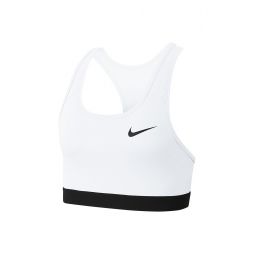 Топ жіночий Nike Swoosh Bra Non Pad white/white/black Топ жіночий Nike Swoosh Bra Non Pad white/white/black