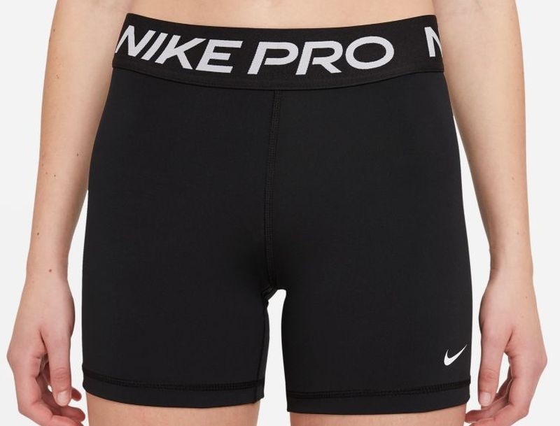 Теннисные шорты женские Nike Pro 365 Short 5in black/white