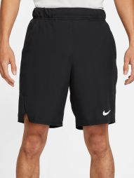 Тенісні шорти чоловічі Nike Court Flex Victory 9IN Short black/white Тенісні шорти чоловічі Nike Court Flex Victory 9IN Short black/white