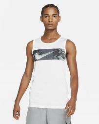 Спортивна майка чоловіча Nike Camo Swoosh Training Tank white