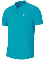 Тенісна футболка чоловіча Nike Court Polo Blade green abyss/white