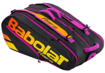 Тенісна сумка Babolat Pure Aero RAFA x12 black/orange/purple Тенісна сумка Babolat Pure Aero RAFA x12 black/orange/purple