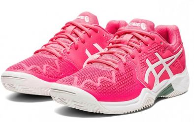 Детские теннисные кроссовки Asics Gel-Resolution 8 GS ГРУНТ pink cameo/white Детские теннисные кроссовки Asics Gel-Resolution 8 GS ГРУНТ pink cameo/white