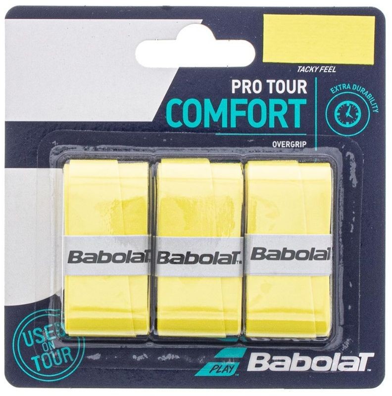 Намотка Babolat Pro Tour (3 шт.) yellow/yellow