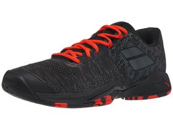 Теннисные кроссовки мужские Babolat Propulse Blast All Court black/tomato red Теннисные кроссовки мужские Babolat Propulse Blast All Court black/tomato red