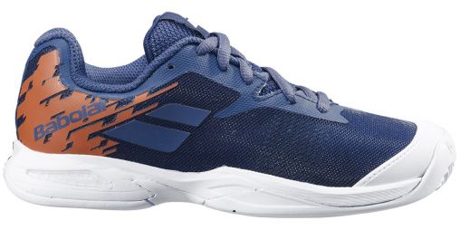 Детские теннисные кроссовки Babolat Jet Грунт Junior white/pureed pumpkin Детские теннисные кроссовки Babolat Jet Грунт Junior white/pureed pumpkin