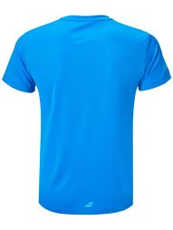 Тенісна футболка дитяча Babolat Exercise Big Babolat Tee blue aster Тенісна футболка дитяча Babolat Exercise Big Babolat Tee blue aster