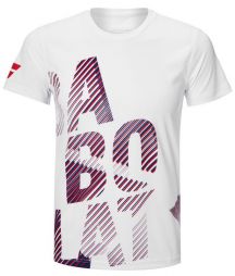 Тенісна футболка дитяча Babolat Exercise Big Babolat Tee white/white Тенісна футболка дитяча Babolat Exercise Big Babolat Tee white/white