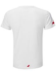 Тенісна футболка дитяча Babolat Exercise Big Babolat Tee white/white Тенісна футболка дитяча Babolat Exercise Big Babolat Tee white/white