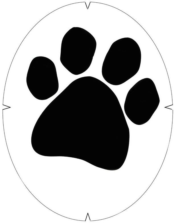 Paw s2. Лапа. Трафарет Paw. Собачья лапа вектор. Контур собачьей лапы