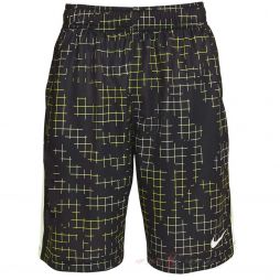 Тенісні шорти дитячі Nike Boys Printed Short black/barely volt Тенісні шорти дитячі Nike Boys Printed Short black/barely volt