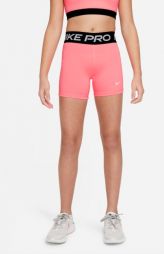 Тенісні шорти дитячі Nike Pro 3in sunset pulse/white Тенісні шорти дитячі Nike Pro 3in sunset pulse/white