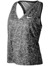 Тенісна майка жіноча Nike Court Victory Tank Print black/white