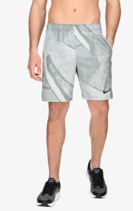 Теннисные шорты мужские Nike Court Printed Short smoke grey