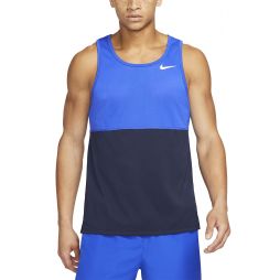 Спортивна майка чоловіча Nike Run Tank game royal/obsidian/reflective silver