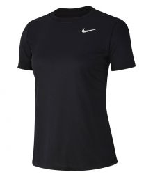 Тенісна футболка жіноча Nike Leg Tee Crew black/white