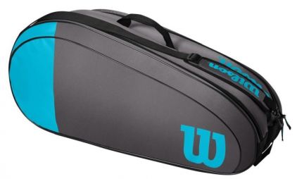 Теннисная сумка Wilson Team 6 Pk Bag blue/grey