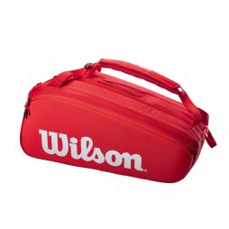 Тенісна сумка Wilson Super Tour 15 Pk Bag red