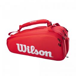 Тенісна сумка Wilson Super Tour 15 Pk Bag red