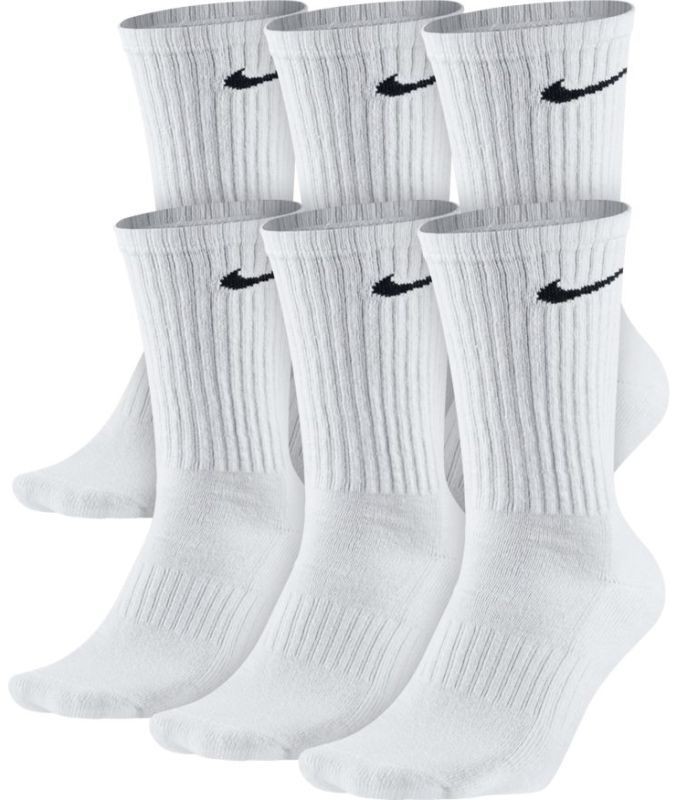 Nike Everyday Cotton Cushioned Crew 6-pack/white/black