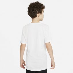 Тенісна футболка дитяча Nike Court Tee Rafa white/black Тенісна футболка дитяча Nike Court Tee Rafa white/black