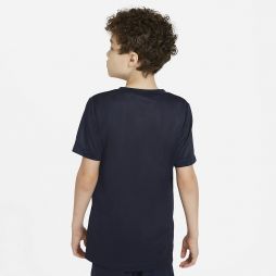 Тенісна футболка дитяча Nike Court Tee Rafa obsidian/white Тенісна футболка дитяча Nike Court Tee Rafa obsidian/white