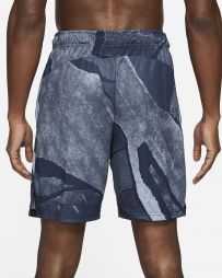 Тенісні шорти чоловічі Nike Court Printed Short dark grey/yellow
