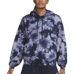 Реглан женский Nike Court Heritage Hoodie Dye indigo haze/obsidian
