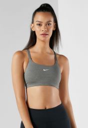 Топ женский Nike INDY NON PAD Bra grey/white