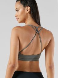 Топ женский Nike INDY NON PAD Bra grey/white