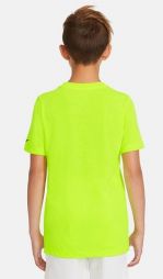 Тенісна футболка дитяча Nike Dry Tee Rafa volt/black Тенісна футболка дитяча Nike Dry Tee Rafa volt/black