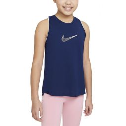 Тенісна майка для дівчат Nike Dry Trophy Tank blue void/arctic punch Тенісна майка для дівчат Nike Dry Trophy Tank blue void/arctic punch